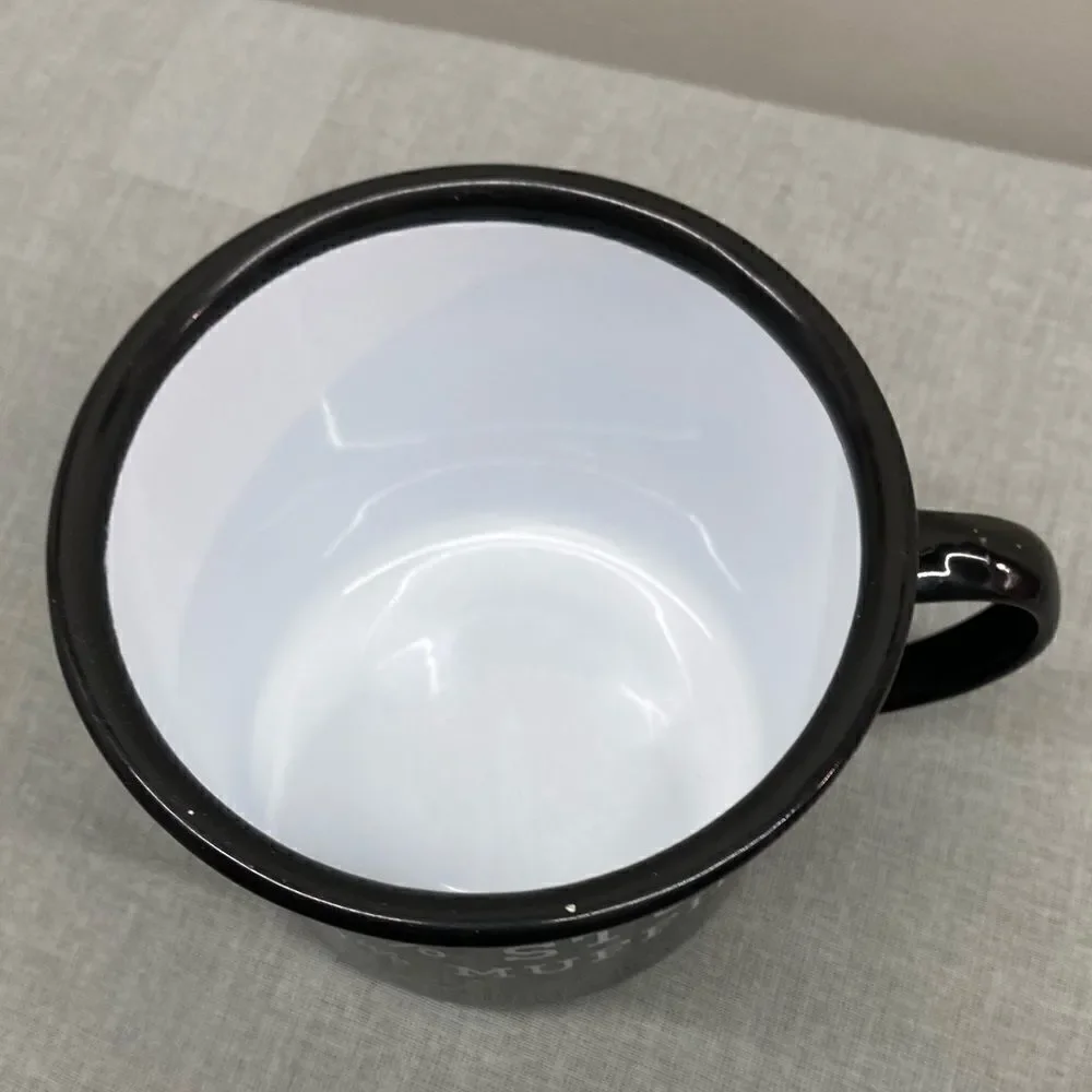 Funny Enameled Metal Mug